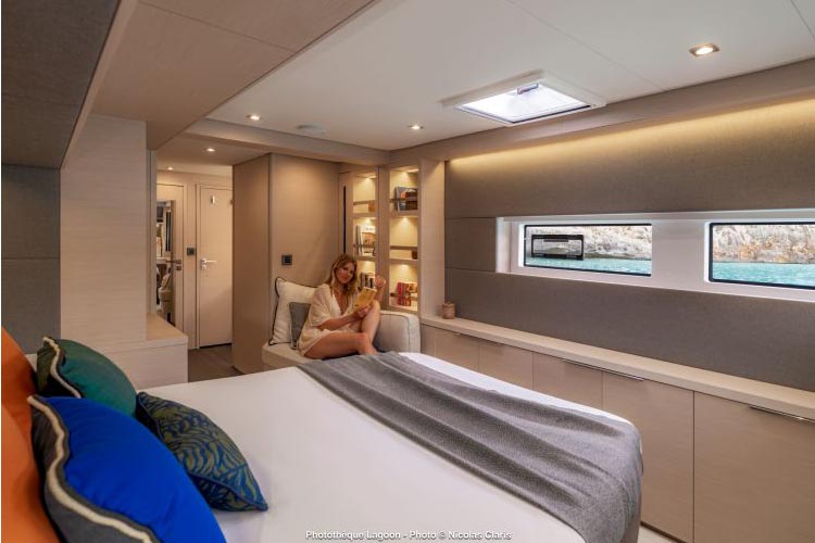 Lagoon 55 cabin