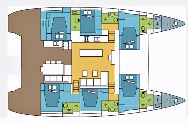 Lagoon 620 6-double layout