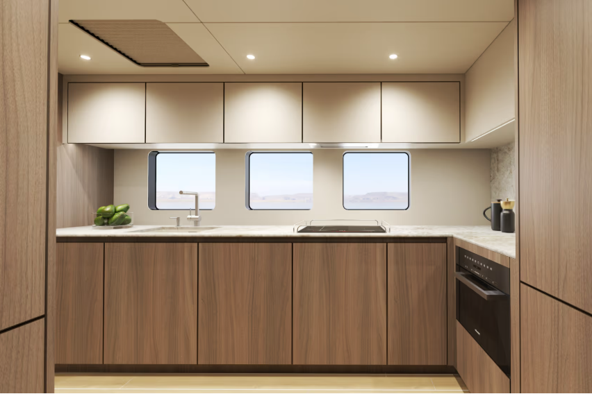Moon Power 70 galley