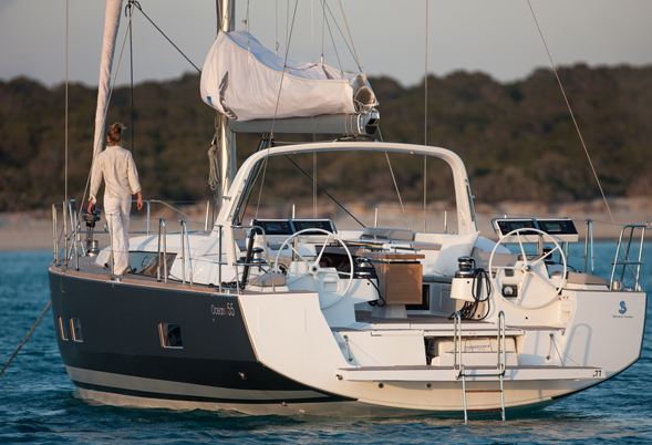 Oceanis 55 Stern