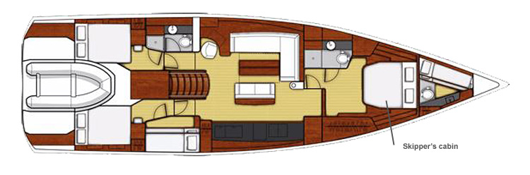 Oceanis Yacht 62 Hippo V layout