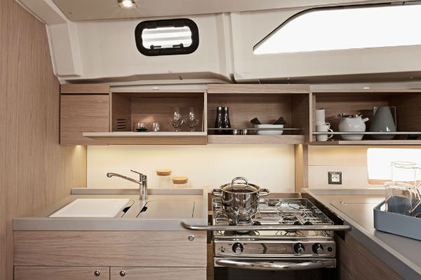 Oceanis 46.1 Galley