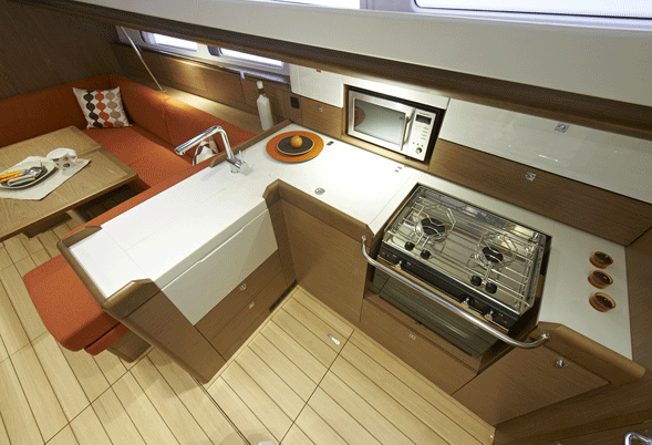 Sun Odyssey 41DS Galley