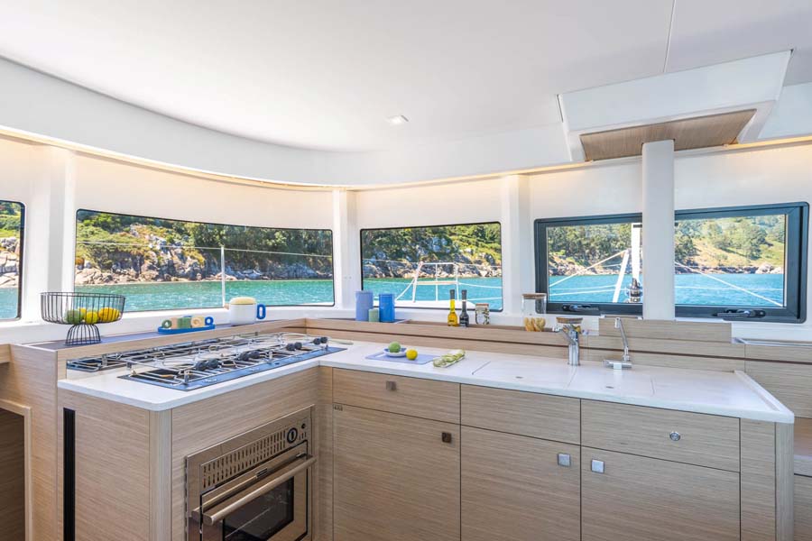Lagoon 43 galley