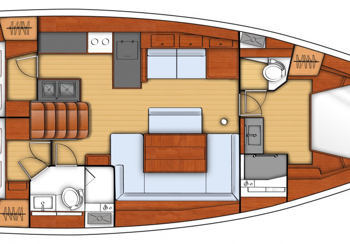 Oceanis 48 - 3 Cabin