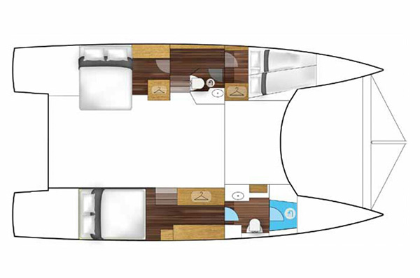 C-Cat 37 cabin layout