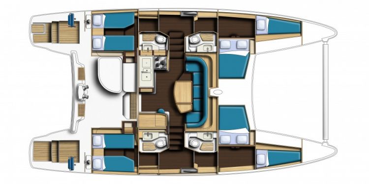 Catana 47 Layout