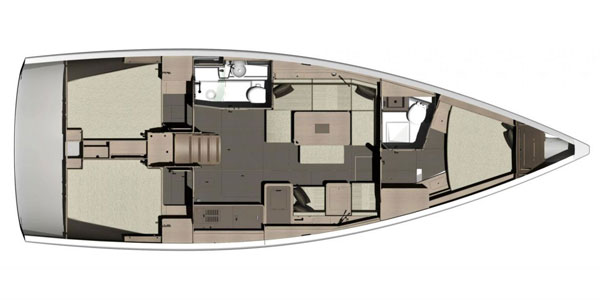 Dufour 412 layout