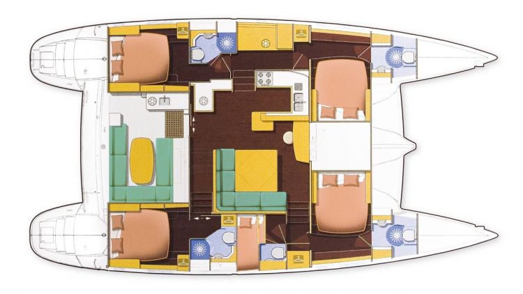 Lagoon 500 - Idea- Layout