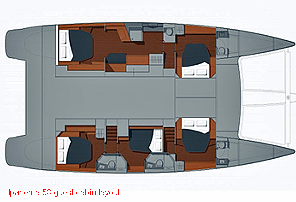 Ipanema 58 Cabin Layout