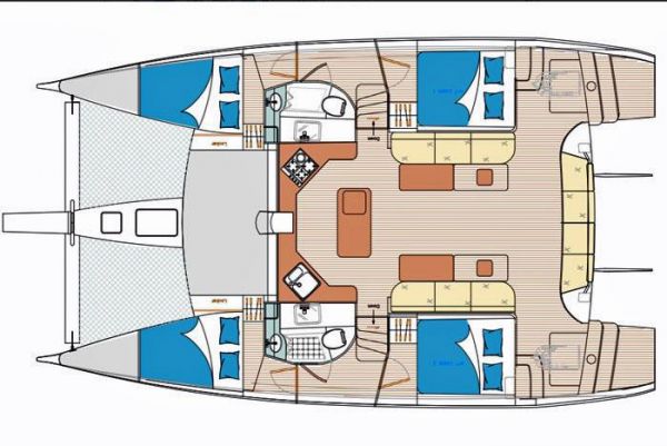 Island Spirit 410 layout