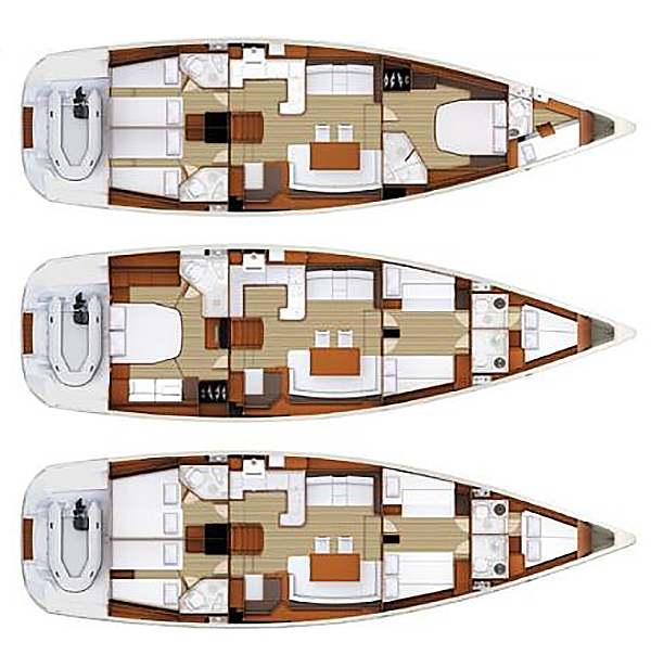 Jeanneau 58 layout