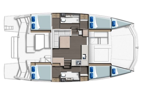 Leopard 43PC 4 cabins +