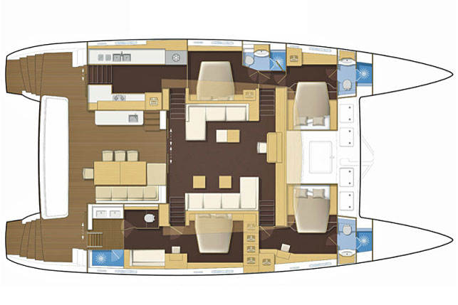 Lady Rachel guest cabin layout