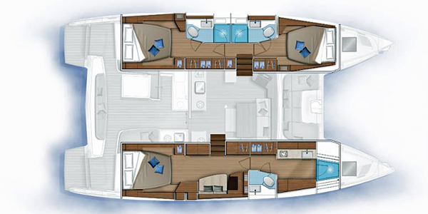 Lagoon 46 3-cabin