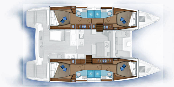 Lagoon 46 4-cabin