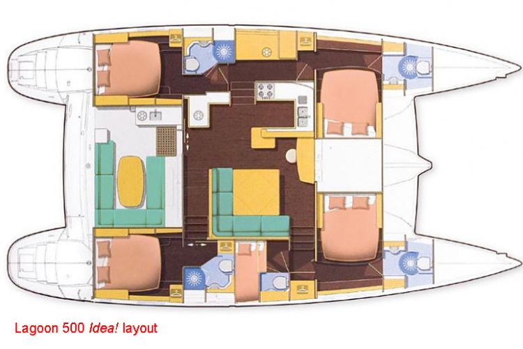 Lagoon 500 Layout