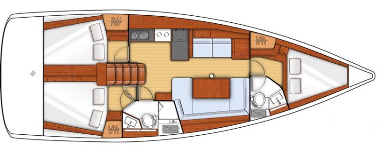 Oceanis 41 Layout