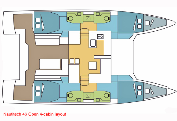 Nautitech 46 Open Layout