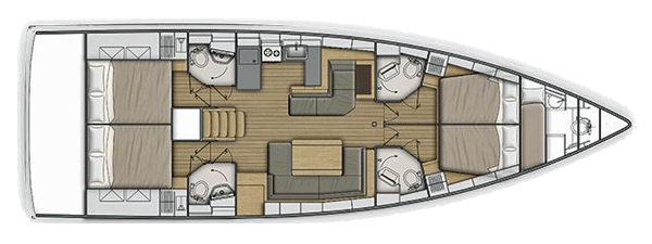 Oceanis 51.1 - 4 double