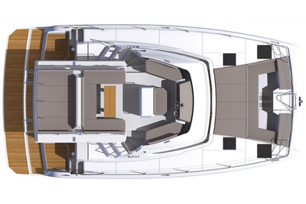 Bali Catspace MY flybridge layout