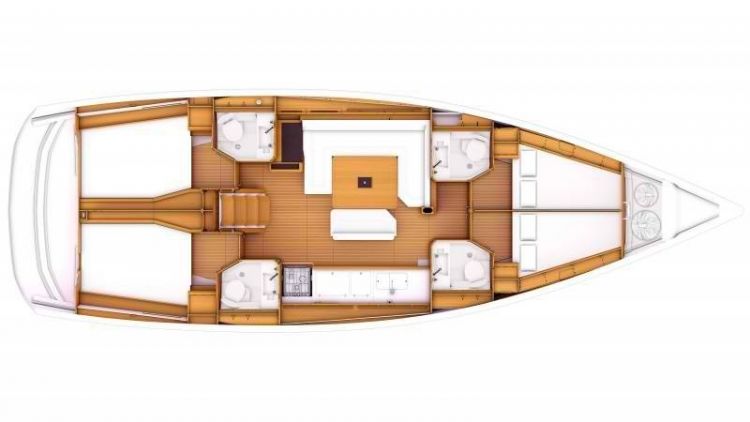 Sun Odyssey 479 Layout