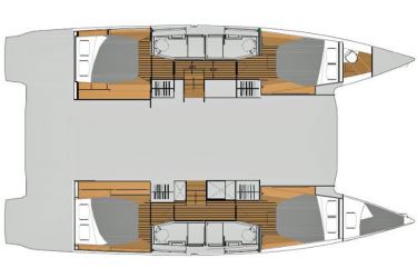 FP Elba 45 2019 4 cabin layout