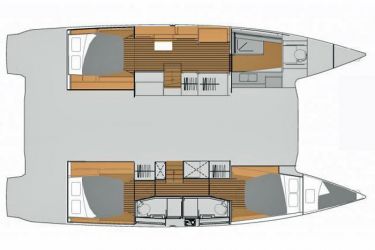 FP Elba 45 2019 3 cabin layout
